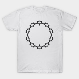 Crown of thorns from the head of Jesus Christ T-Shirt